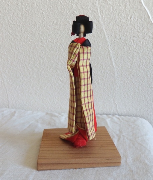 古い 姿人形 中型一級 民芸品 土産 郷土玩具 日本人形 日本玩具統制協会_画像2