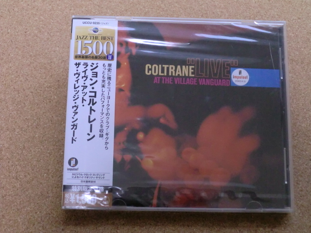 ＊ジョン・コルトレーン／LIVE AT THE VILLAGE VANGUARD（UCCU9235）（日本盤・未開封品）_画像1