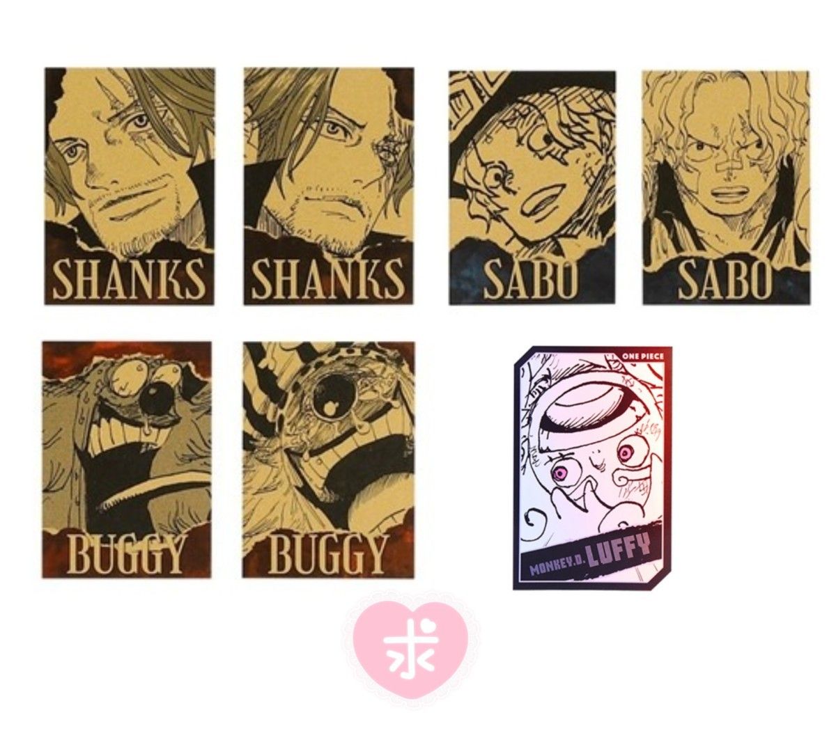 ONEPIECE ワンピース 黄金カードコレクション ホロカード