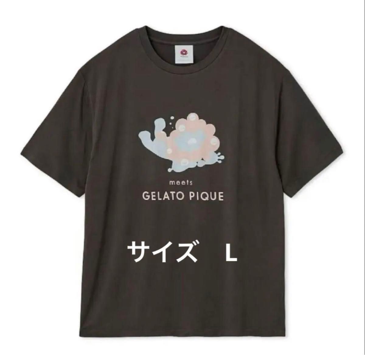 【新品・タグ付き】ミャクミャク × ジェラートピケ 万博会場限定 コラボTシャツ 新品未開封】ミャクミャク ジェラートピケ 万博 EXPO Tシャツ L