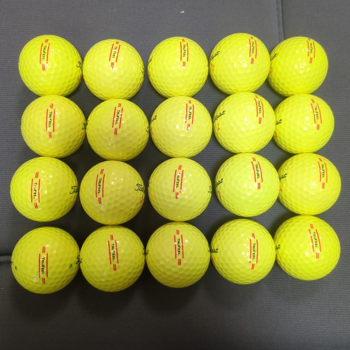 値下げ!★Sランク★タイトリスト ProV1X ロストボール イエロー 20球 値下げ!☆Sランク☆タイトリスト ProV1X ロストボール イエロー