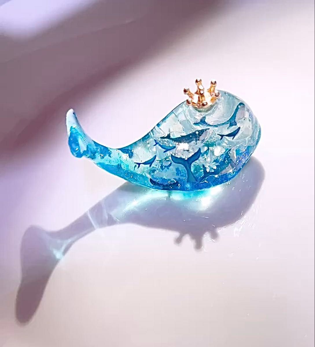 即買い◎ 再販×12 花咲く海に生まれたクジラ オブジェ 値下げ質問不可
