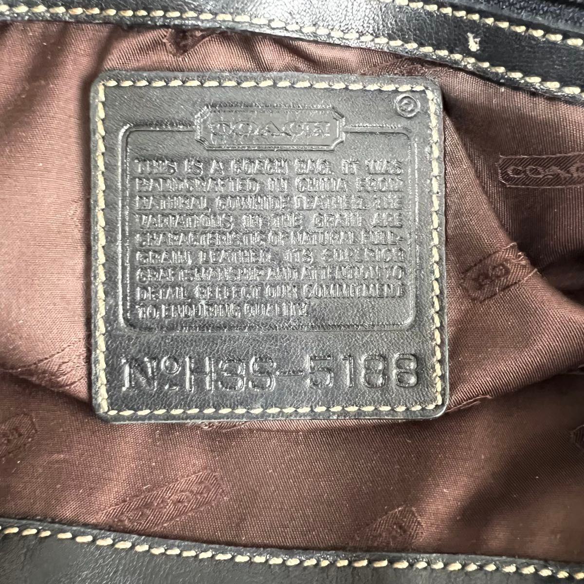 coach コーチ トートバッグ レザー ブラック 大容量 A4可 F68944 COACH コーチ オールレザー 本革 ステッチ トートバッグ A4可