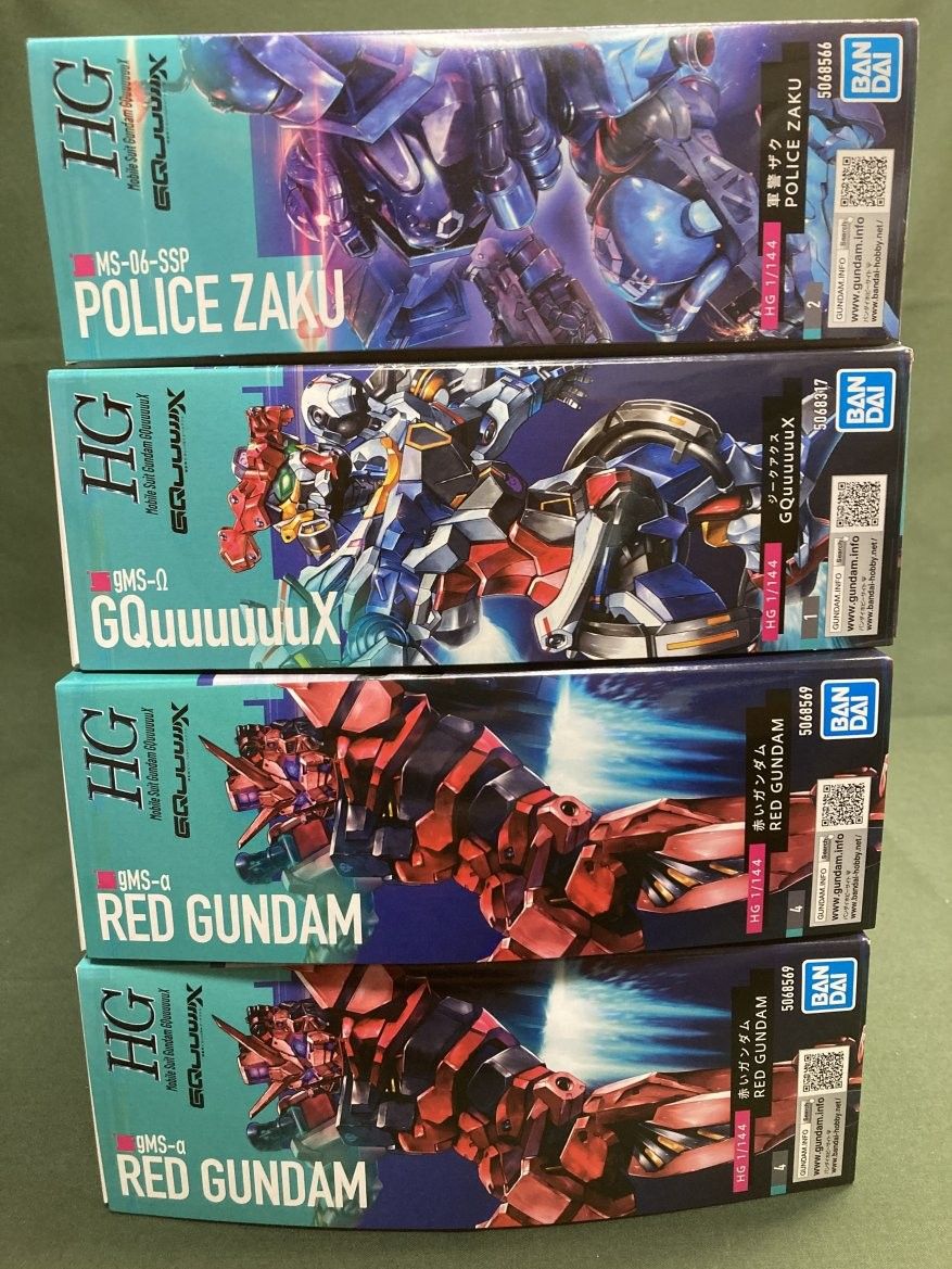 HG 赤いガンダム & 軍警ザク セット 新品 未組立 HG 赤いガンダム & 軍警ザク 2つセット 新品 未組立 HG 赤いガンダム