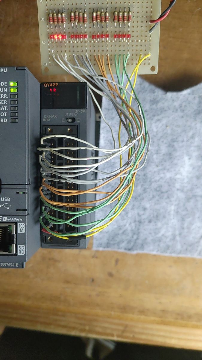 三菱シーケンサ QY42P 2台 動作確認済