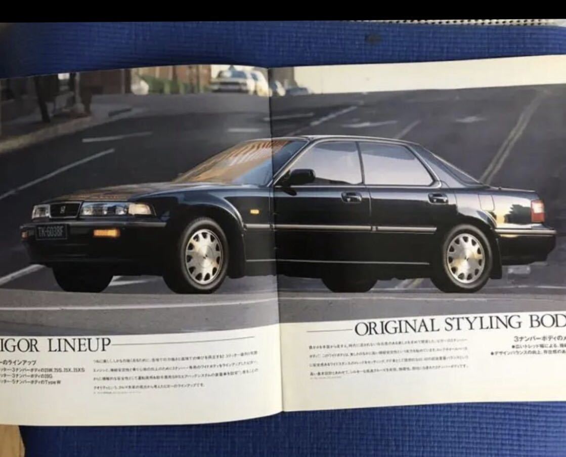  Honda VIGOR каталог 1992 год версия 