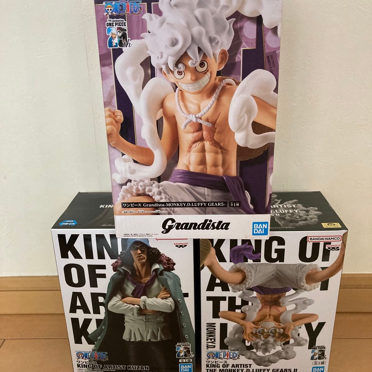 Grandista フィギュア 3体セット ワンピース ワンピース フィギュア Grandista KING OF ARTIST 3体セット