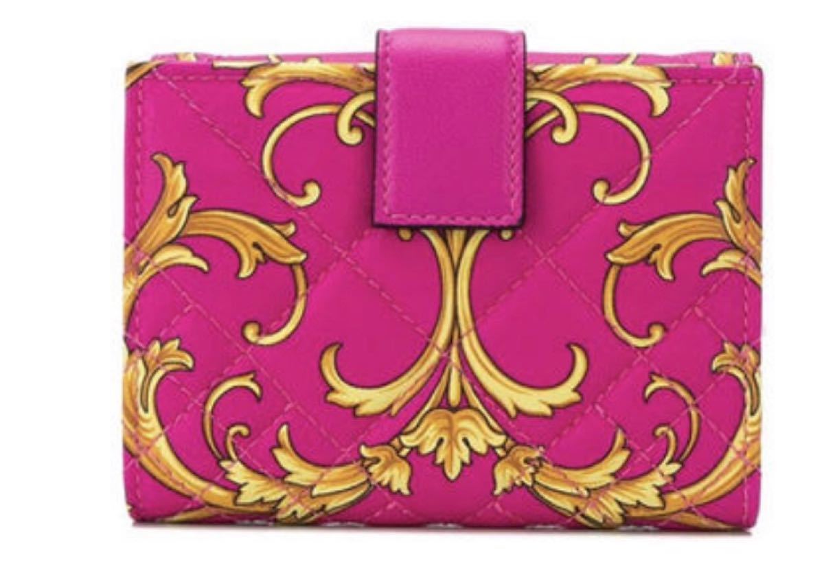 人気ブラドン Versace メデューサ 折りたたみ財布 - 二つ折り財布 