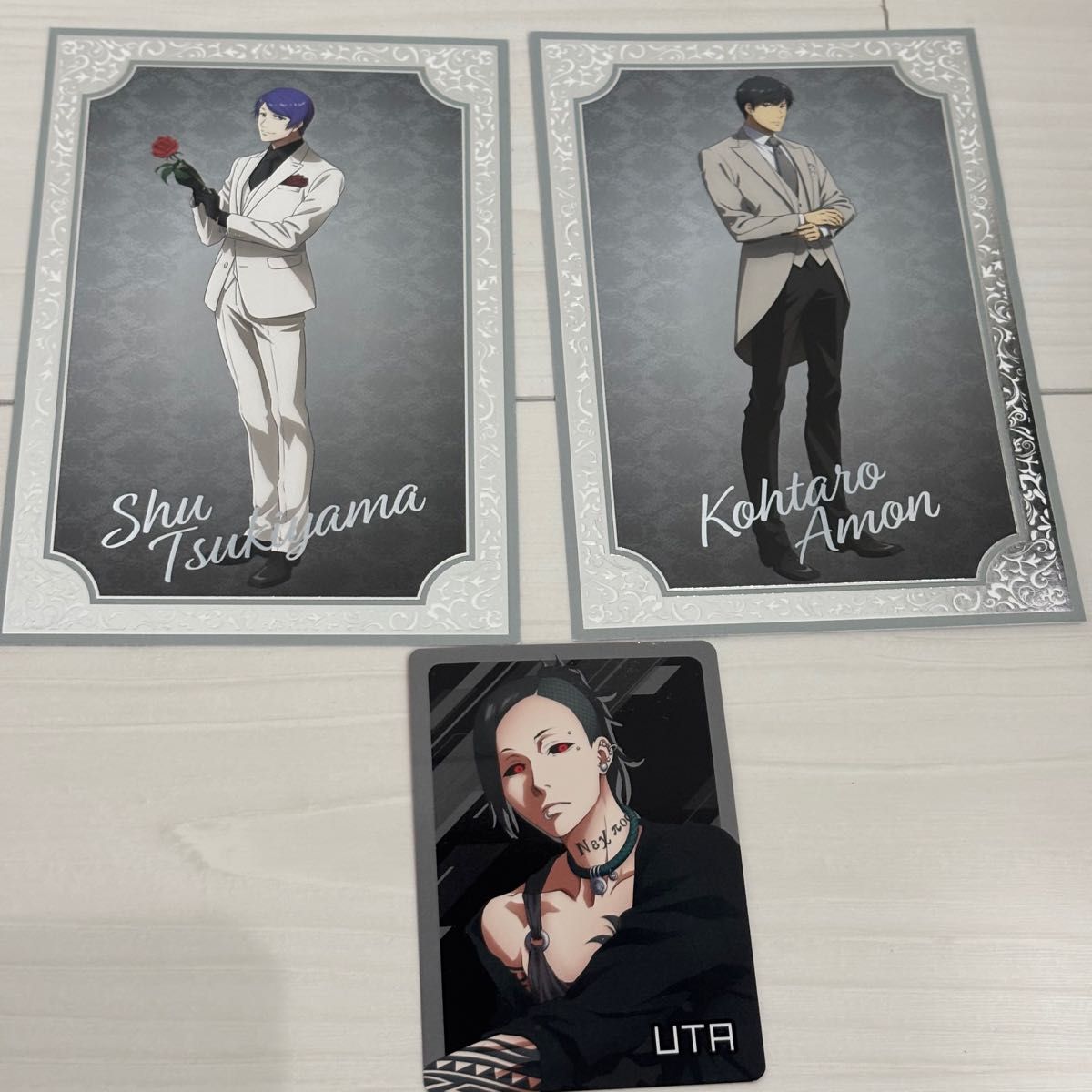 東京喰種 イラストカード 特典まとめ売り バラ売り可能 東京喰種 トーキョーグール ポストカード2枚&特典カード1枚 3枚