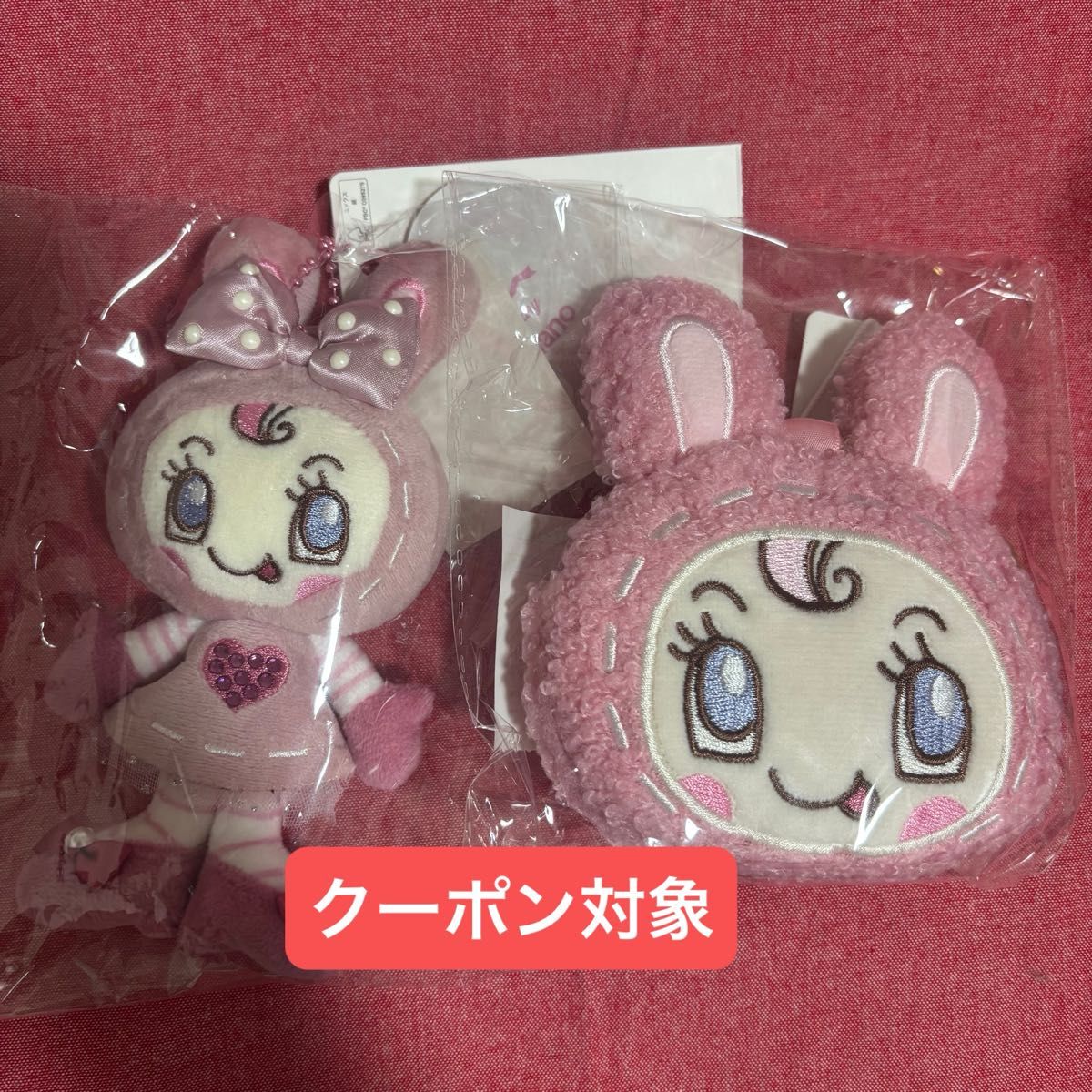 メゾピアノ ベリエちゃん ぬいぐるみチャーム もこもこミニポーチ セット 新品タグ付き】メゾピアノ ぬいぐるみチャーム マスコット