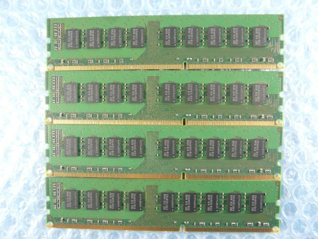1HNU // 2GB 4枚セット 計8GB DDR3-1333 PC3-10600E ECC 2Rx8 M391B5673EH1-CH9 SAMSUNG MJ704G2R // HITACHI HA8000/SS10 AK 取外_画像6