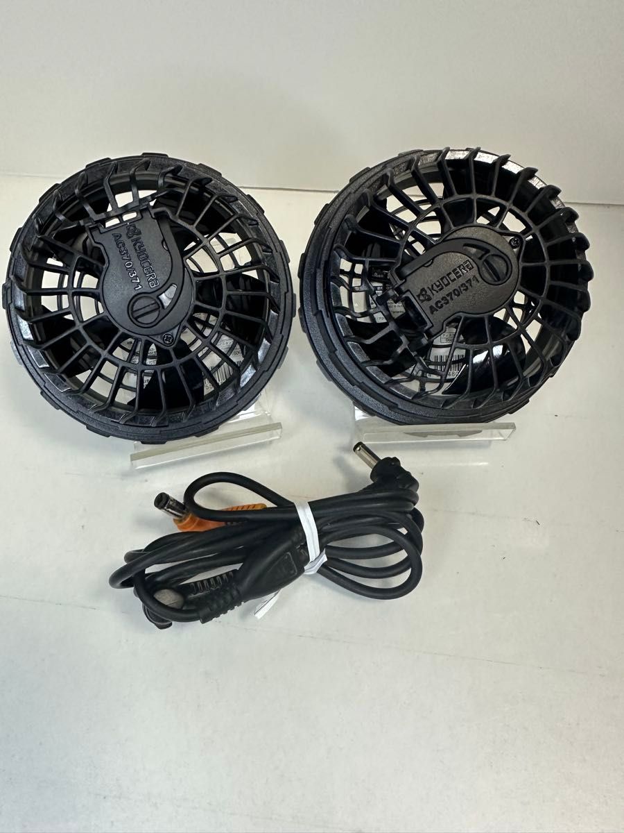 バートル 19v セット 空調服 中古 19V バートル エアークラフト 空調服 KYOCERA バッテリー ファン