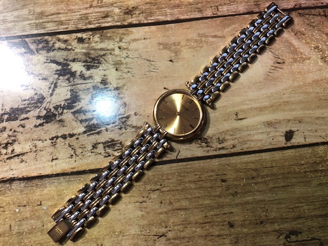 楽天 AK541 良品程度 レア ヴィンテージ LANCEL ランセル PARIS SWISS MADE コンビ×ゴールド文字盤 クオーツ メンズ 腕時計 男性用 楽天 AK541 良品程度 レア ヴィンテージ LANCEL ランセル PARIS SWISS MADE コンビ×ゴールド文字盤 クオーツ メンズ 腕時計 男性用