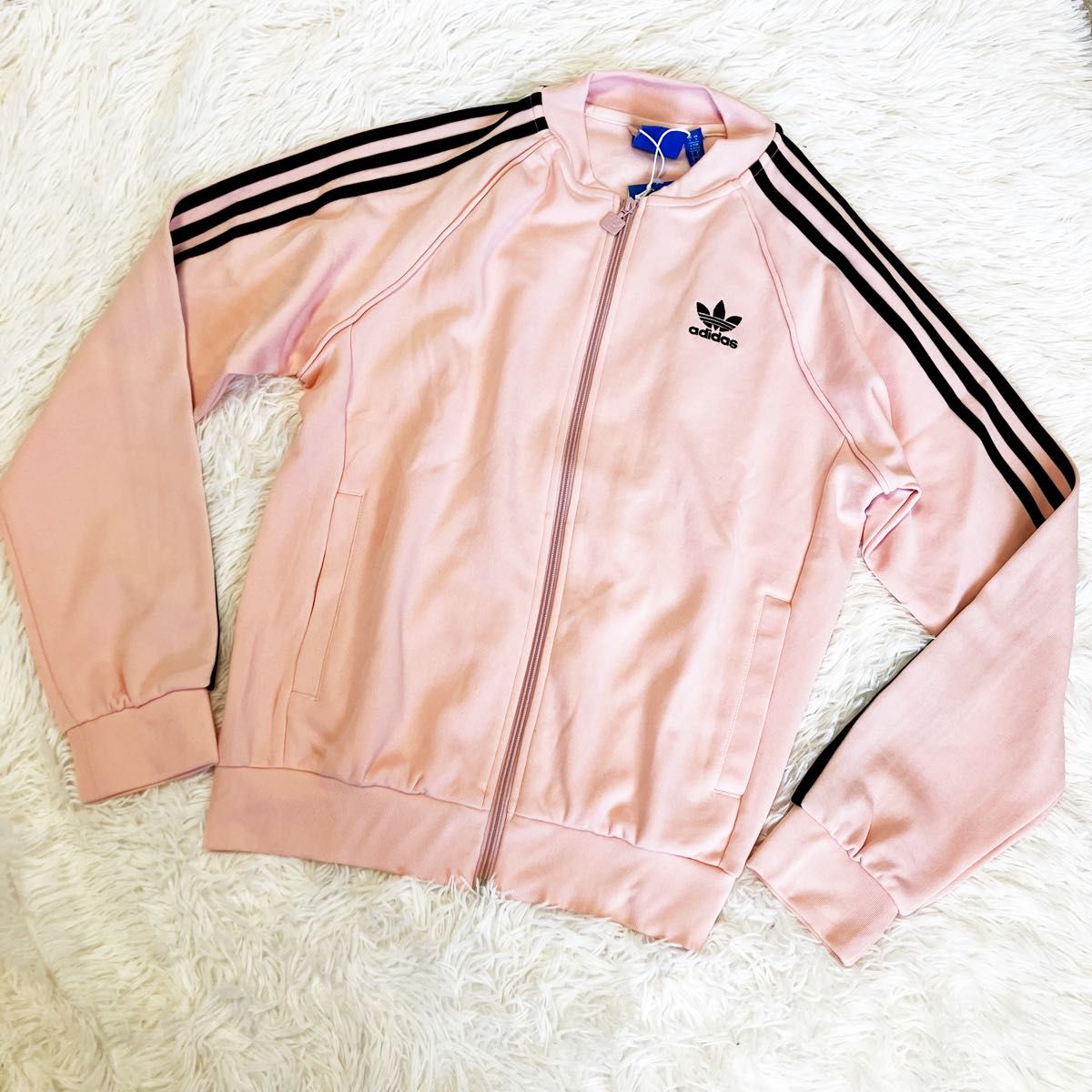 【THE PINK】海外限定 アディダス トラックジャケット 新品 永瀬廉着用 アディダス トラックジャケット ピンク