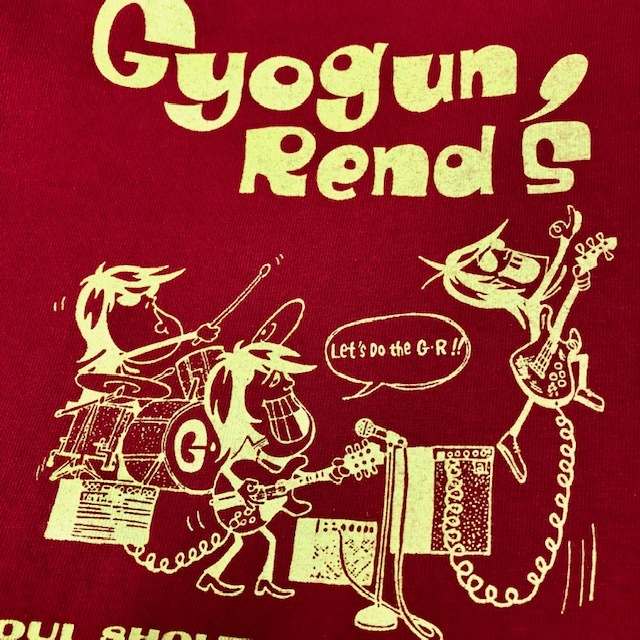 バンドT・ロックT GYOGN REND'S ツアーTシャツ M 2000年 ギョガンレンズ オールド ヴィンテージ ガレージロック ●46