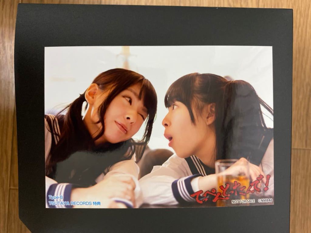 NMB48 山田菜々 小笠原茉由 写真 てっぺんとったんで TSUTAYA B やや難有り_画像1