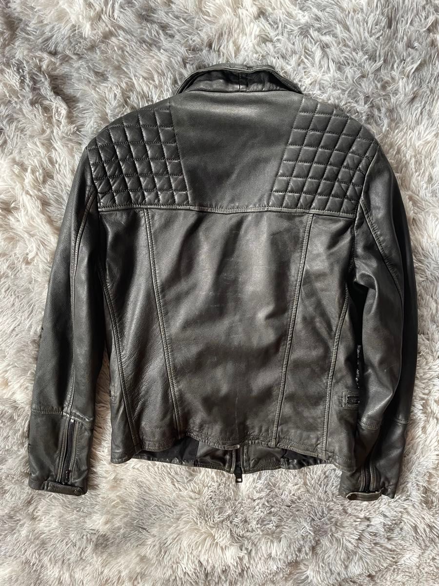 美品 ALLSAINTS オールセインツ レザー ライダースジャケット 羊革 ALLSAINTS オールセインツ レザージャケット 革ジャン