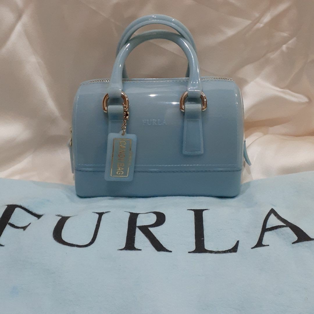 美品】FURLA キャンディボストン-