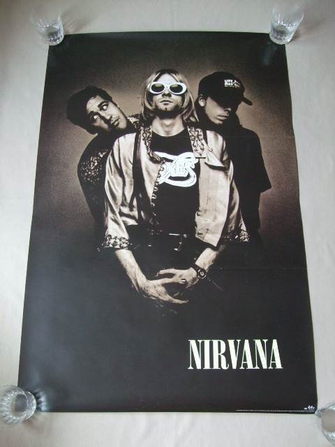 1993 NIRVANA / IN UTERO Promo Poster /niruva-na промо постер / американский производства / не продается / царапина есть / не использовался товар / подлинная вещь 