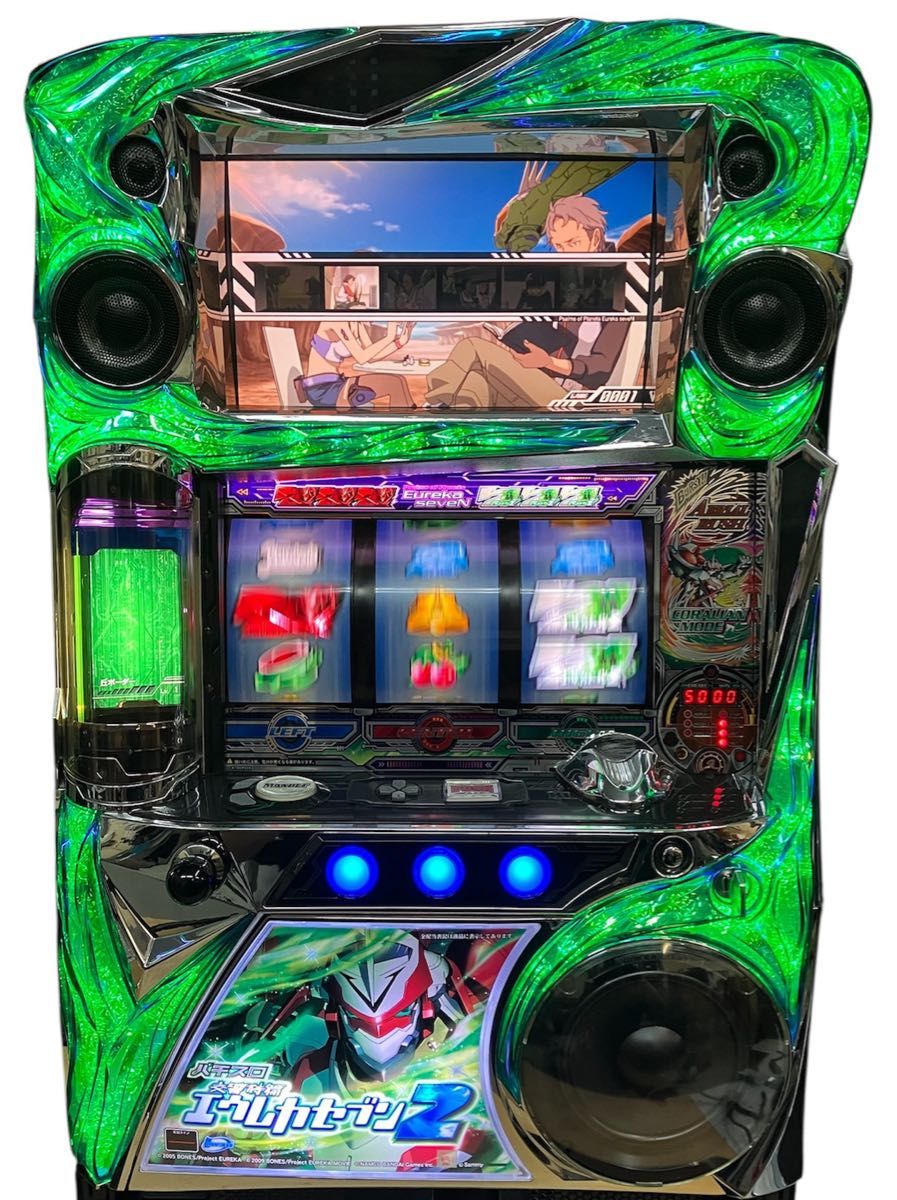 エウレカセブン2 スロット 実機 発送可 交響詩篇エウレカセブン2 パチスロ 実機 家庭用電源 スロット