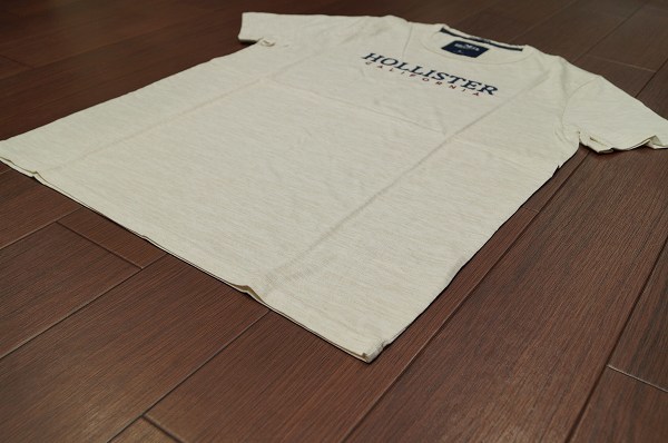 Hollister 刺繍 ロゴ Tシャツ 半袖/XL/ヘザータン/メンズ ホリスター アバクロ カットソー a&f 大きいサイズ 2ｌ_画像5