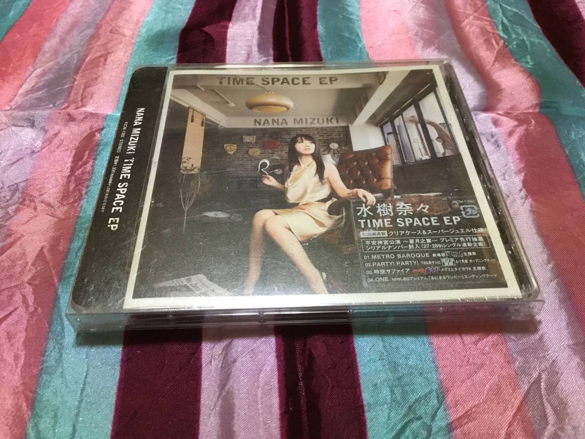 新品 水樹奈々 TIME SPACE EP 初回製造盤 クリアケース＆スーパージュエル仕様_画像1