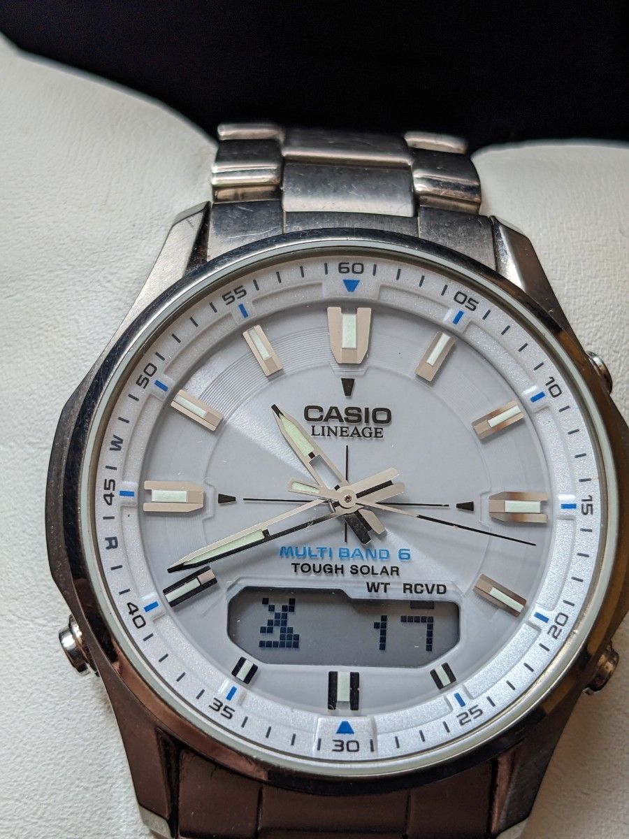 カシオ リニエージ LCW-M100Tソーラー電波時計 チタンボディ CASIO カシオ リニエージ 電波ソーラー LCW-M100T|Yahoo!フリマ