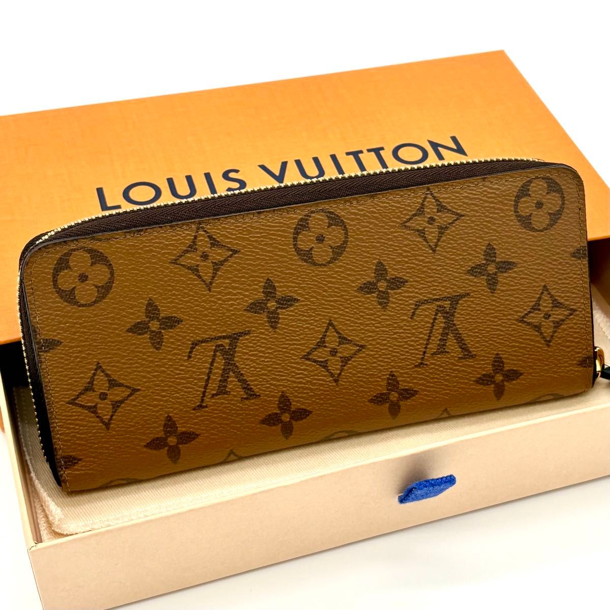 【Louis Vuitton】ポルトフォイユ・クレマンス LOUIS VUITTON ルイヴィトン 長財布 モノグラム リバース