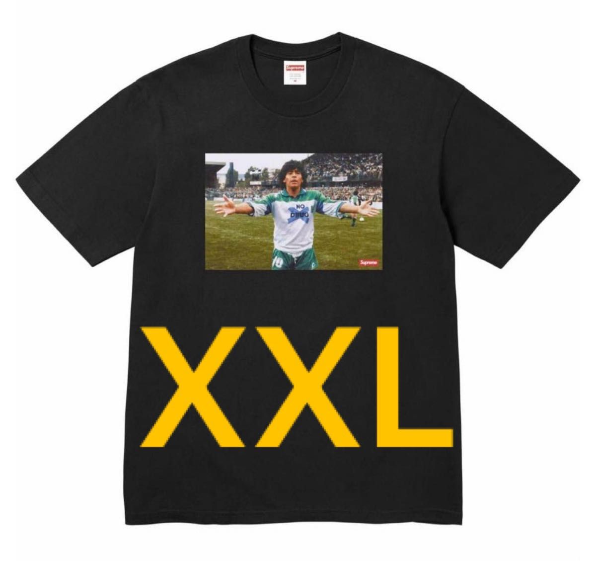 新品未使用 Supreme Maradona L Tee ブラック マラドーナ XXL 】 新品 Supreme Maradona Tee Black / シュプリーム T
