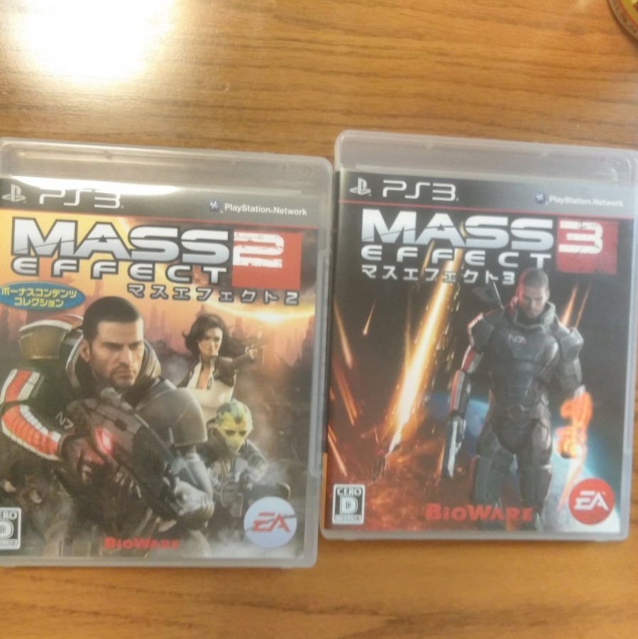 PS3ソフト　Mass Effect 2、3 