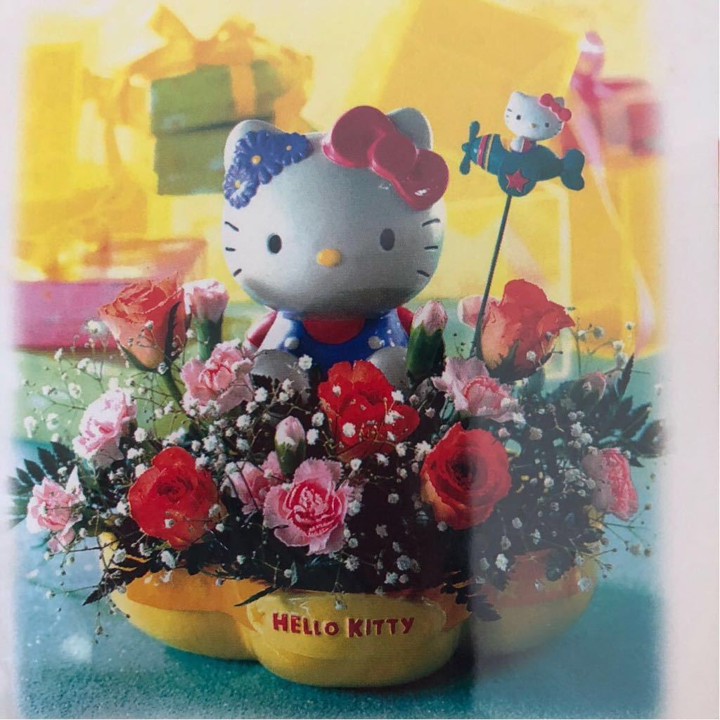 ☆ハローキティ☆陶器 花器 プランター 3月 オーナメント ☆ハローキティ☆陶器 花器 プランター 3月 オーナメント