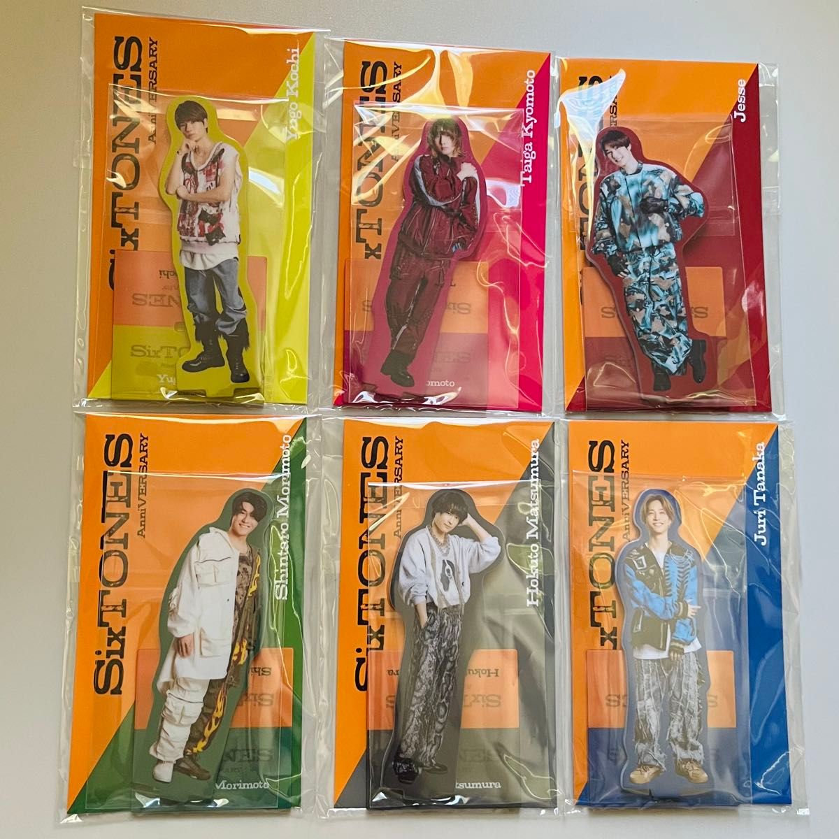 SixTONES サマパラ アクスタ スト アクリルスタンド 6個セット SixTONES サマパラ アクスタ スト アクリルスタンド 6個セット