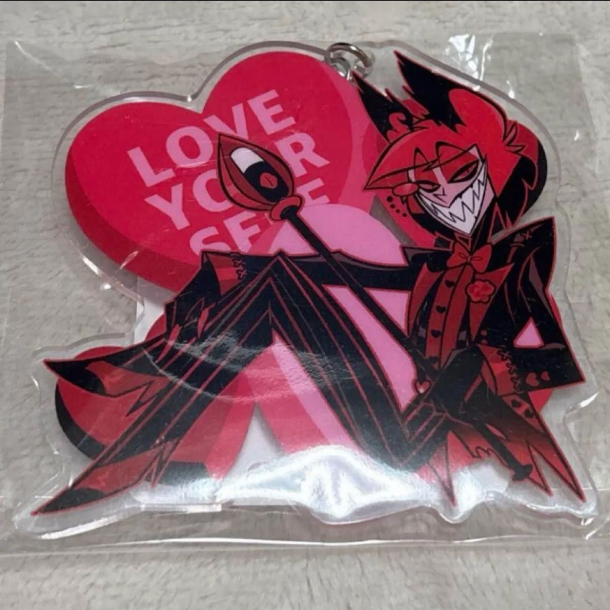 ハズビンホテル hazbin hotel アラスター バレンタイン アクキー ハズビンホテル hazbin hotel バレンタイン アクリル
