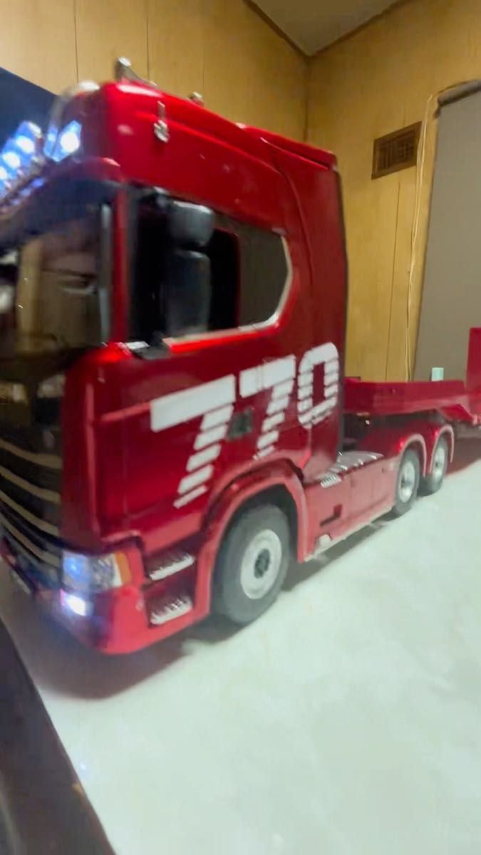 HUI NA MODEL ラジコン Scania 770S レッド
