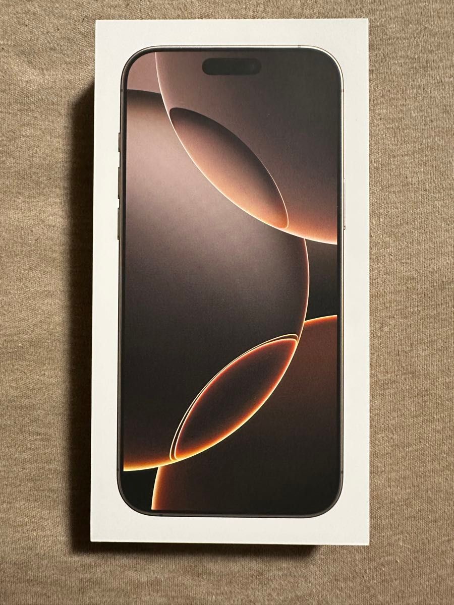 新品未開封 iPhone 16 Pro Max 256GB デザートチタニウム 値下不可 新品未開封 iPhone16 pro Max 256GB SIMフリー