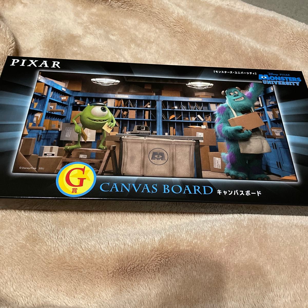 PIXAR Happyくじ A賞 G賞 Happyくじ PIXAR G賞モンスターズインク キャンバスボード新品未
