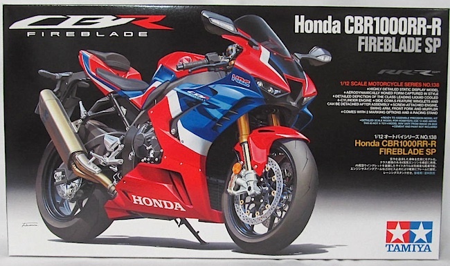 タミヤ 1/12 オートバイプラモ　No.138「 ホンダ Honda CBR1000RR-R FIREBLADE SP」新品_画像1