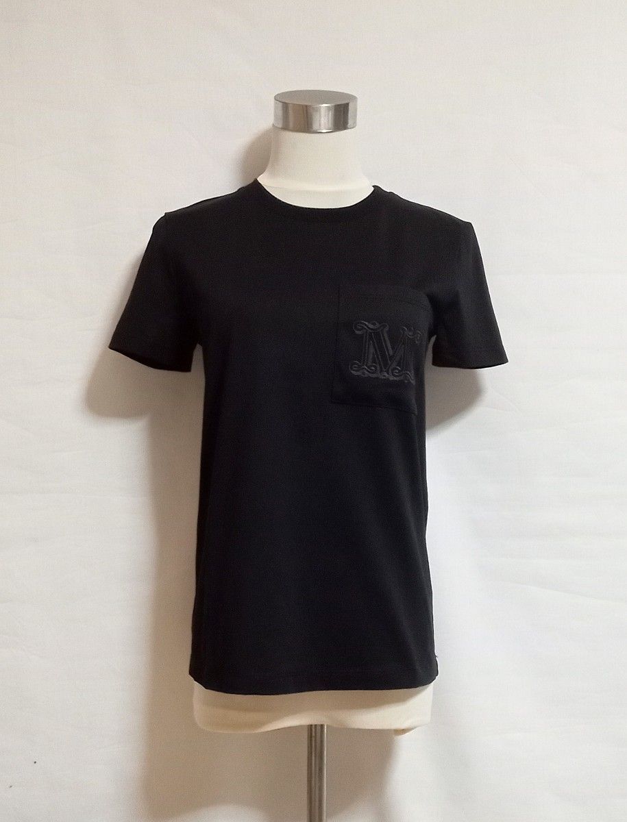 美品 MaxMara マックスマーラ 刺繍 Tシャツ レディース Mサイズ 美品 Max Mara】マックスマーラ 刺繍ポケットロゴTシャツ|Yahoo