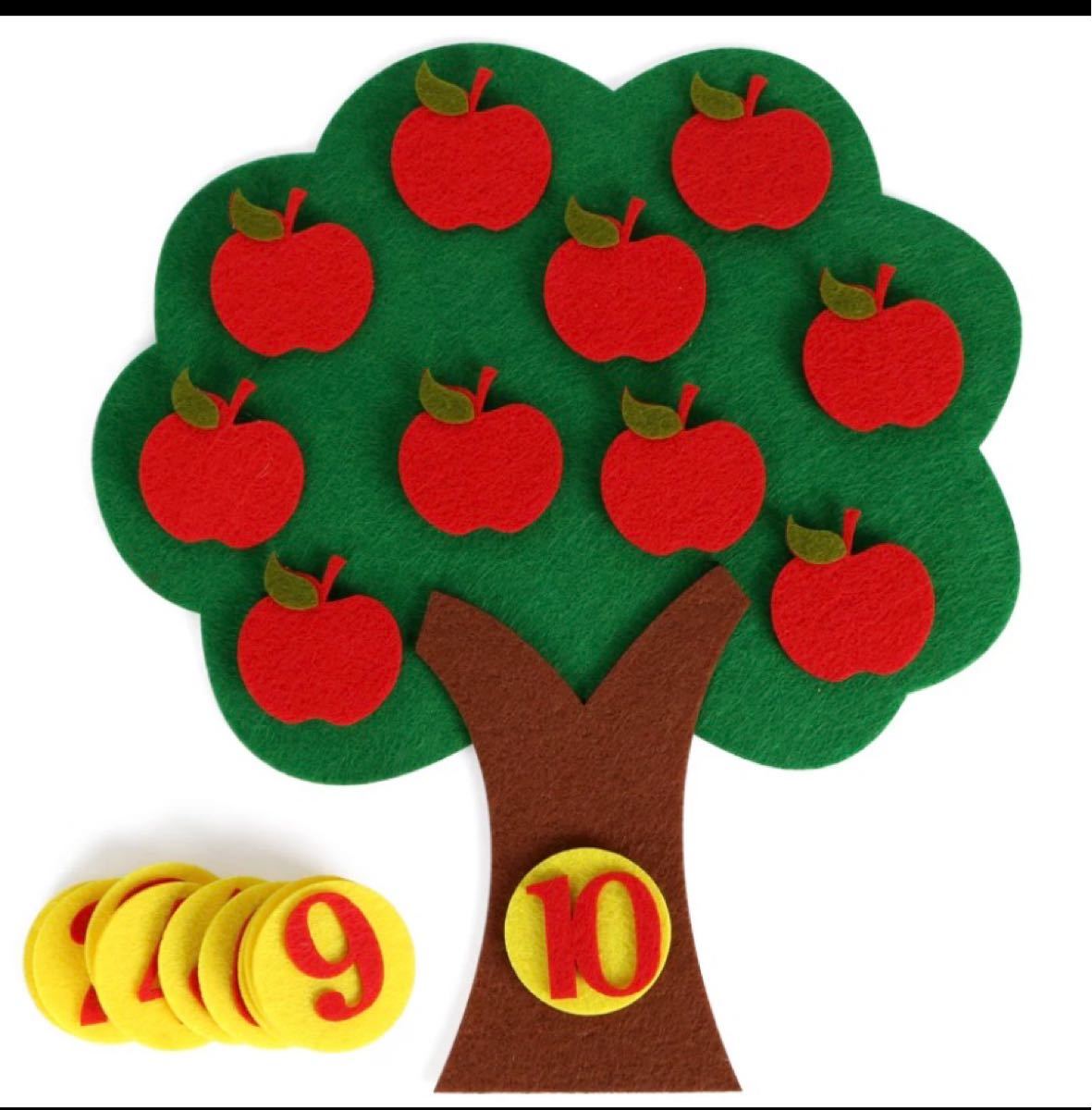 Paypayフリマ モンテッソーリ りんごの木 数 計算 知育玩具