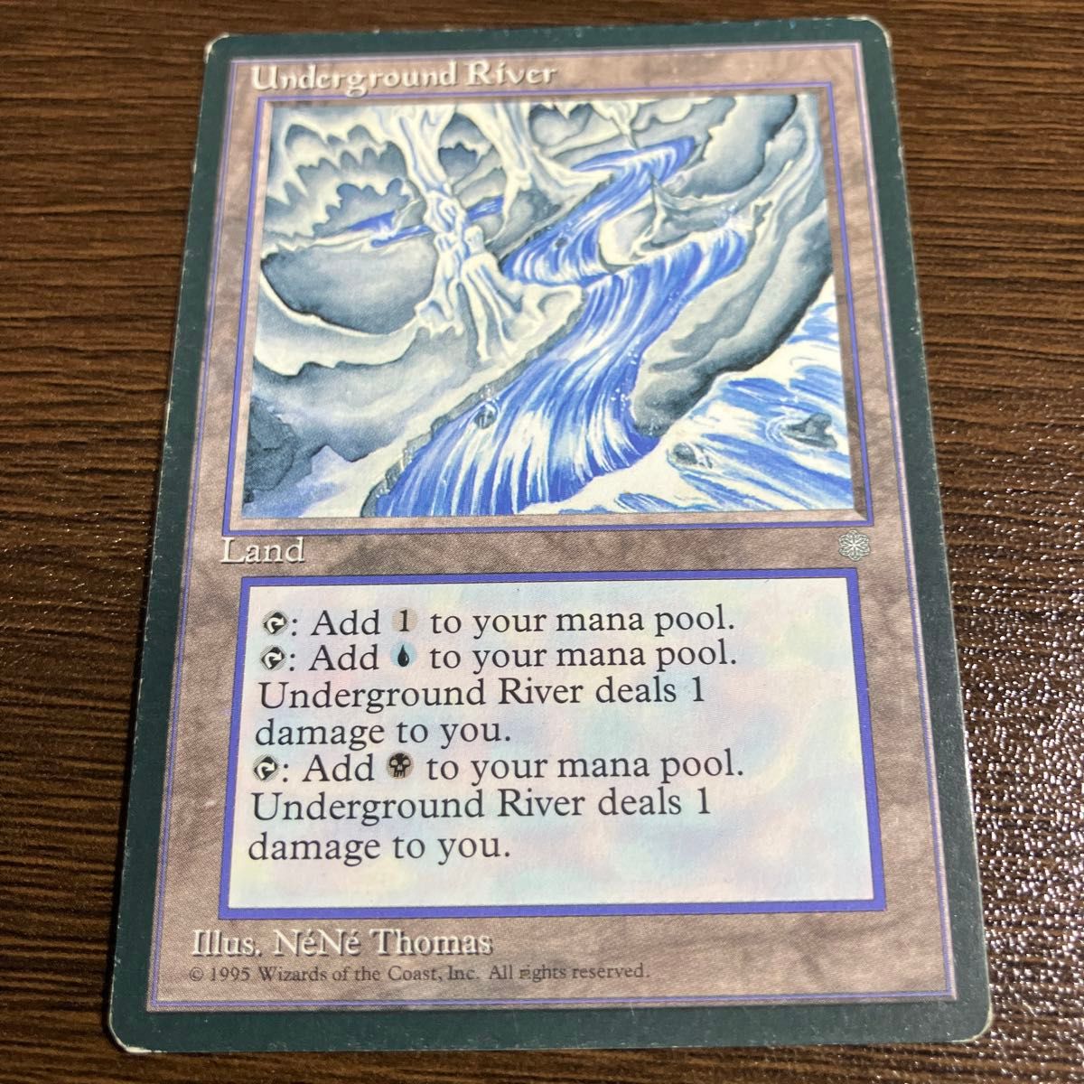 地底の大河 4枚組 アイスエイジ版 地底の大河/Underground River ICE 4枚セット MTG MTG 地底の