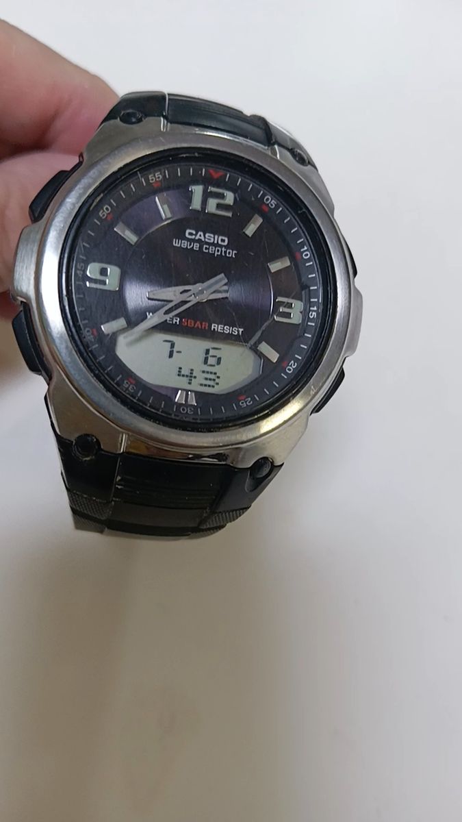 CASIO WVA-109HJ 電波 腕時計 稼働品