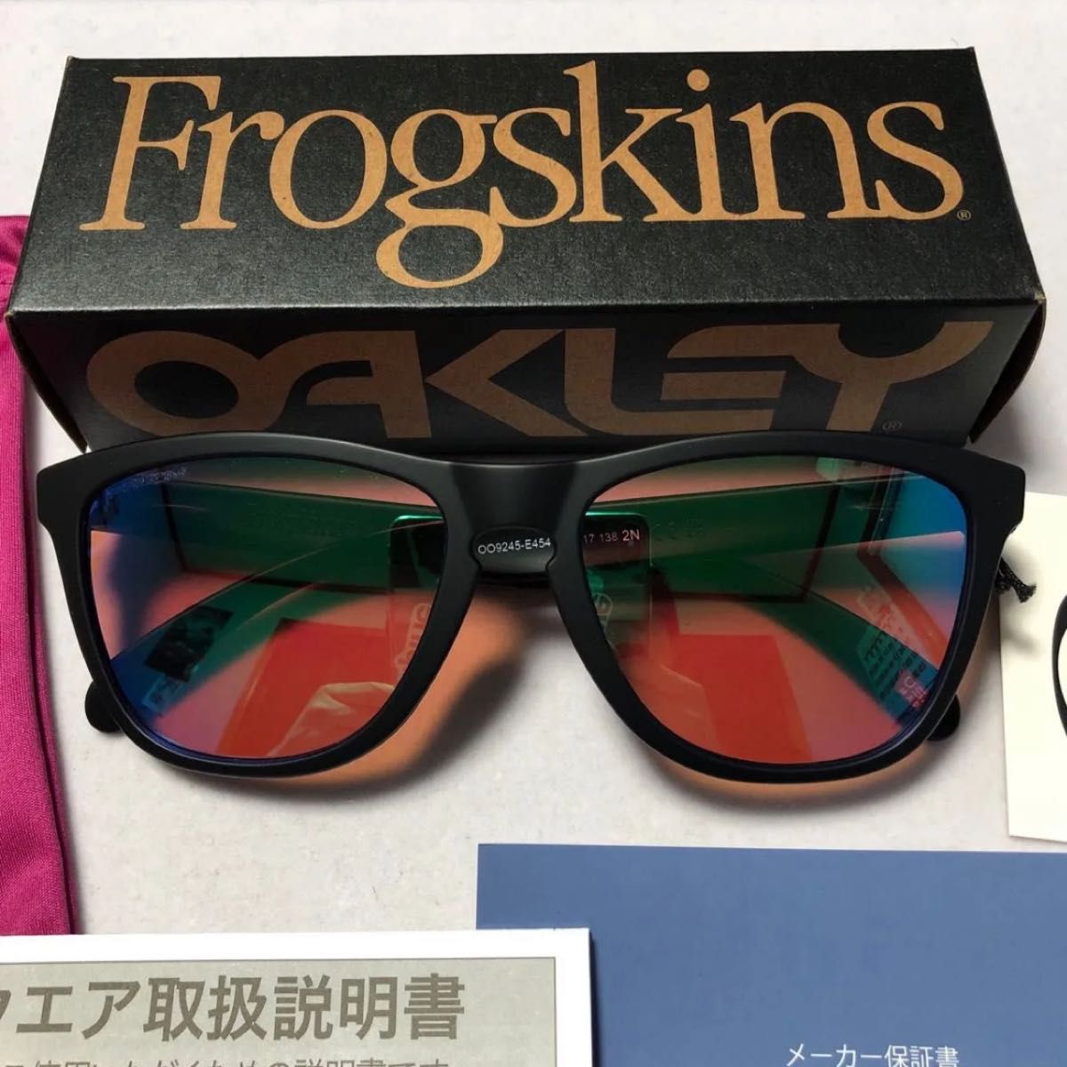 ゴルフコンペ景品余り オークリー フロッグスキン 9245-7554 9245 ゴルフコンペ景品余り オークリー サングラス OAKLEY Frogskins