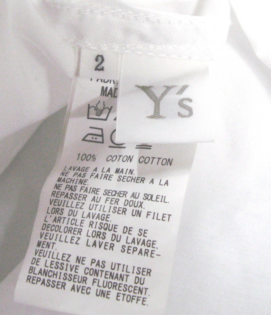 ワイズ ヨウジヤマモト ： 背ジップ アシンメトリー シャツ （ ブラウス ワンピース アーカイブ Y's Yohji Yamamoto Femme Shirt_画像6