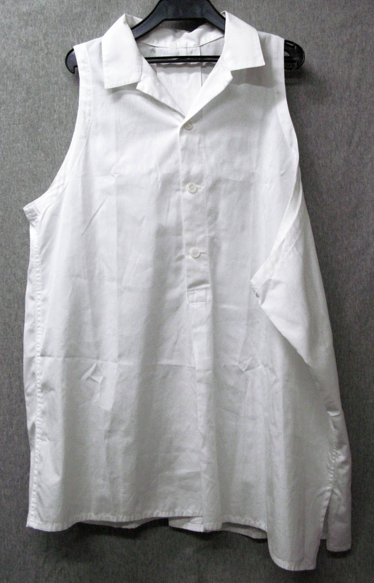ワイズ ヨウジヤマモト ： 背ジップ アシンメトリー シャツ （ ブラウス ワンピース アーカイブ Y's Yohji Yamamoto Femme Shirt_画像1