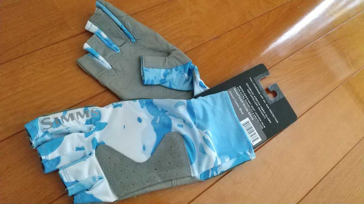 SIMMS シムス　SolarFlex Guide Glove ソーラーフレックス　ガイド　グローブ　Cloud Camo Blue クラウドカモブルー XL_画像2