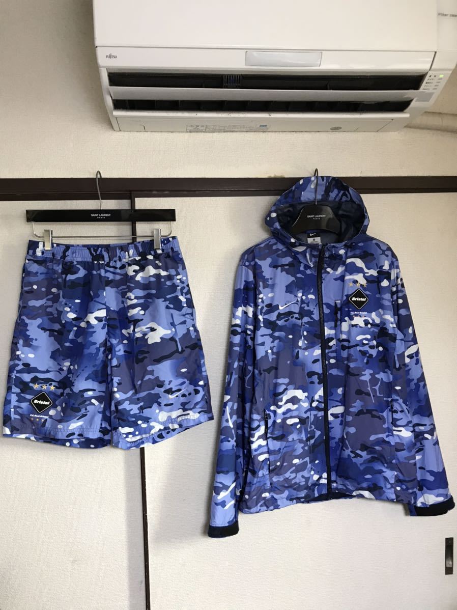 【セットアップ】 FCRB NIKE f.c real bristol エフシーレアルブリストル ナイキ SOPHNET ソフ PRACTICE JACKET + SHORTS ブルゾン パンツ_画像1