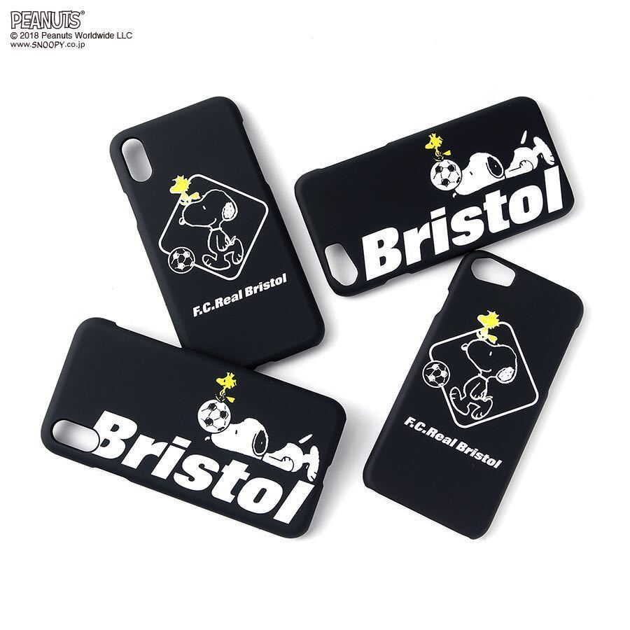 【良品】 FCRB × PEANUTS f.c real bristol エフシーレアルブリストル SOPHNET ソフネット SNOOPY スヌーピー iPhone case 携帯ケース 黒