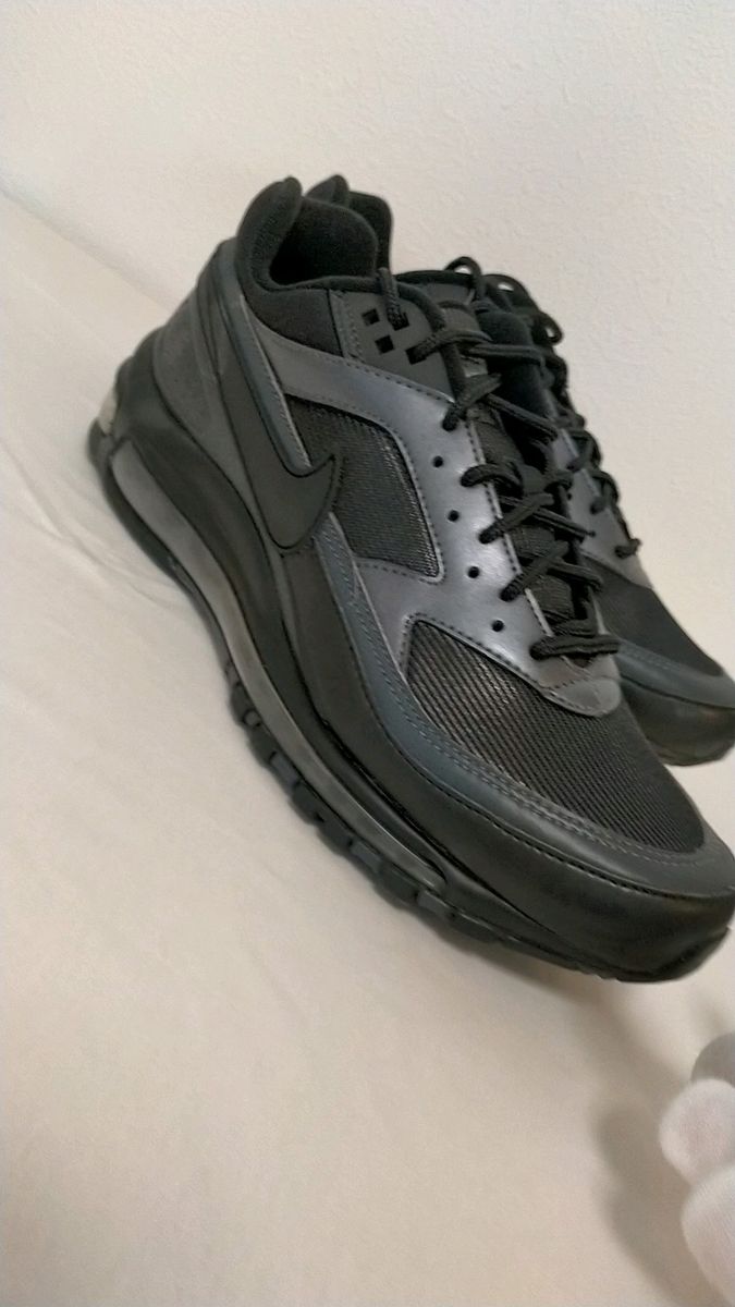デッドストック/市場枯渇モデル【ゴールデンサイズ/新品】ナイキ エアマックス97 BW フルブラックエディション 27.0 メンズ