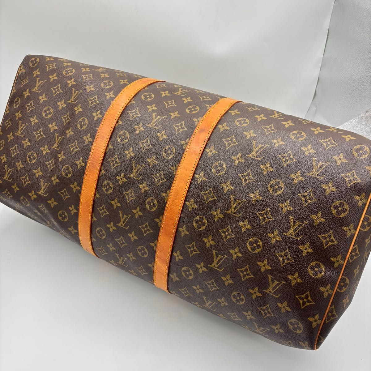 LOUIS VUITTON ボストンバッグ モノグラム キーポル60 ブラウン LOUIS VUITTON ルイヴィトン キーポル60 モノグラム レザー