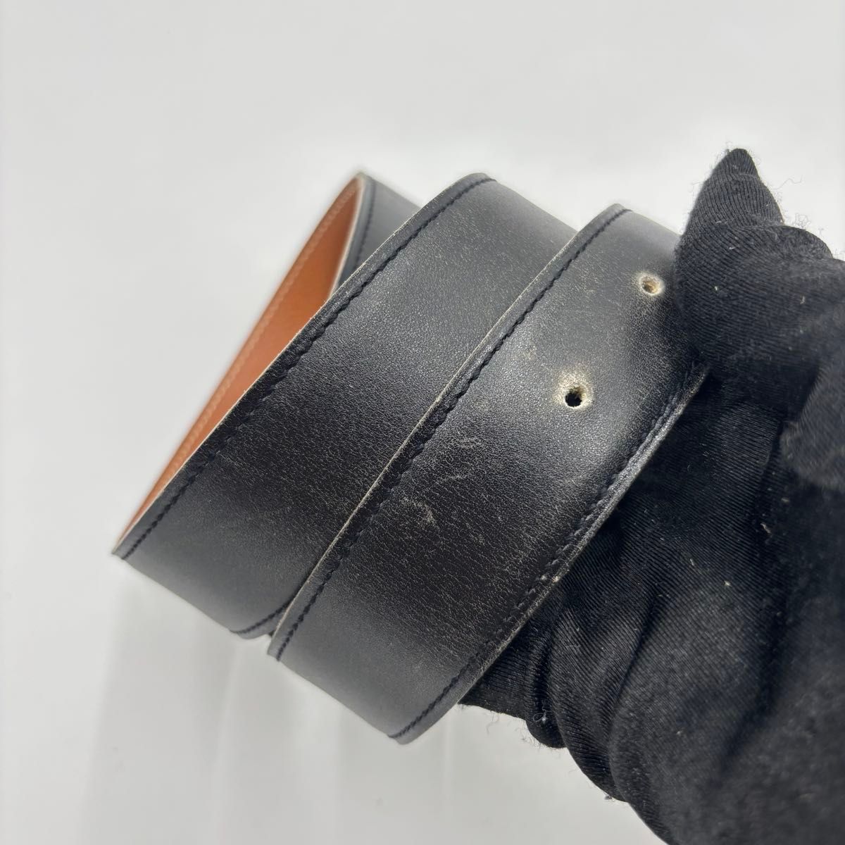 HERMES エルメス コンスタンス Hベルト ベルト ブラックブラウン レザー HERMES エルメス コンスタンス リバーシブル レザー ベルト H